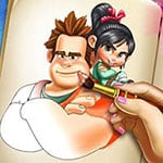 Vanellope Coloring Book