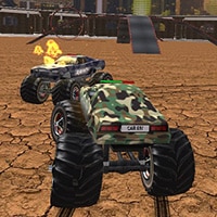 Demolition Monster Truck Army