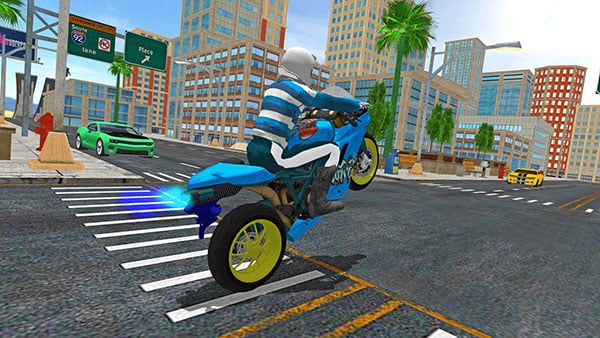 sports bike simulator 3d