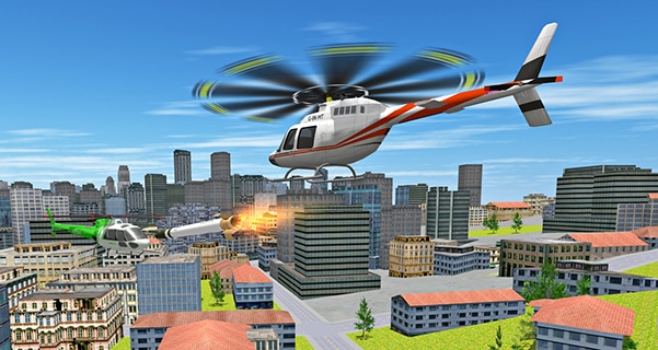City Helicopter Flight Game - Play Online at RoundGames