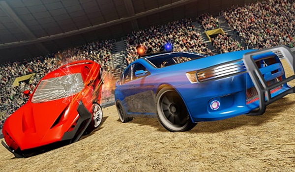 Real Car Demolition Derby Game - Play Online at Round Games