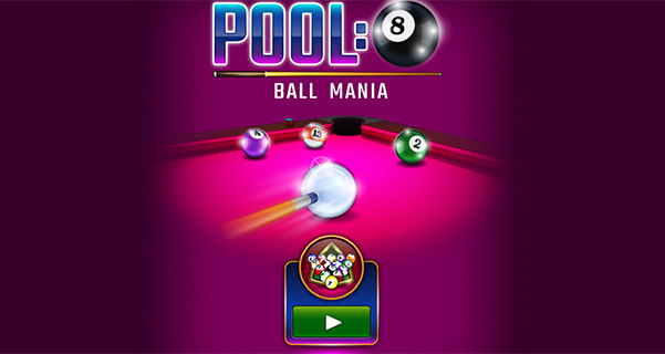 Pool 8 Ball Mania Game - Play Online at RoundGames