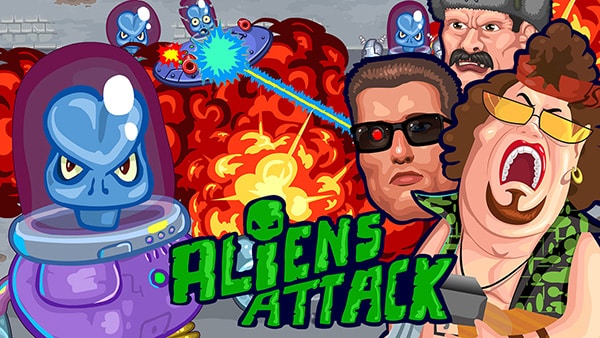 Aliens Attack Game 🕹️ Play Online Now at RoundGames