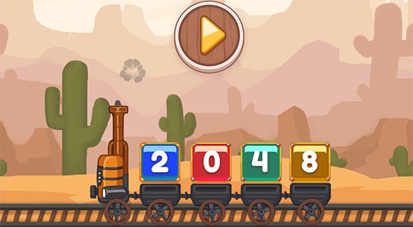 TRAIN 2048 jogo online no