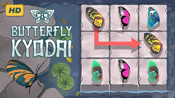 Butterfly Kyodai HD Game Play Online at RoundGames