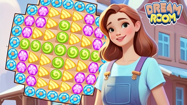 Match 3: Dream Room Game 🕹️ Play Online Now