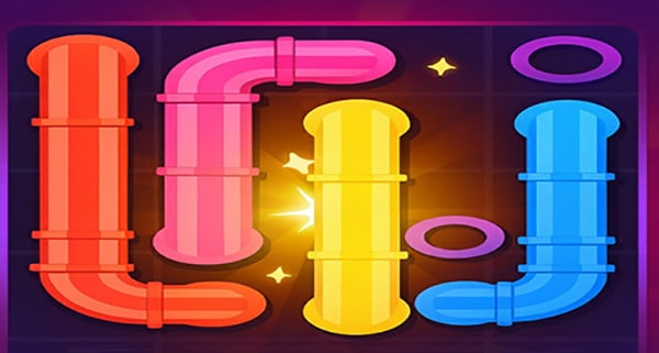 Pipe Connect Game 🕹️ Play Online Now at RoundGames