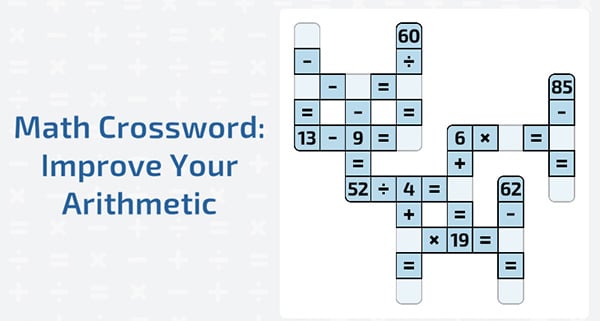 Math Crossword: Improve Your Arithmetic Game Online