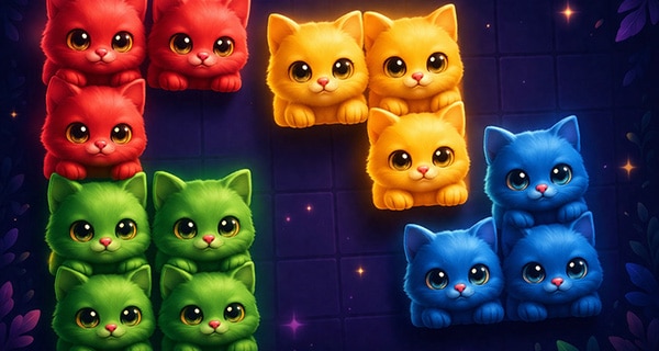 Cat Blocks Game 🕹️ Play Online Now at RoundGames