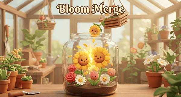 Bloom Merge Game 🕹️ Play Online at RoundGames