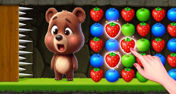 Sweet Fruit: Match Three Game 🕹️ Play Online Now