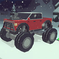 3D Monster Truck Icy Roads