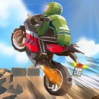 Cartoon Moto Stunt