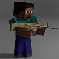 Combat Pixel Arena: 3D Fury Man