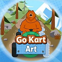 Grizzy and the Lemmings: Go Kart Art