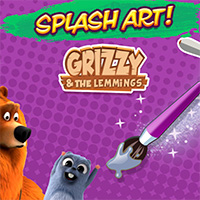 Grizzy and the Lemmings: Splash Art