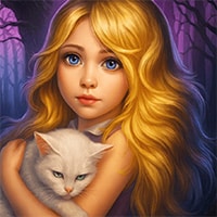 Hidden Object: Girl and Cat