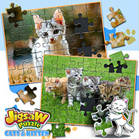 Jigsaw Puzzle: Cats and Kitten