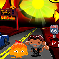 Monkey Goes Route 66 Game