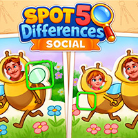 Spot 5 Differences: Social