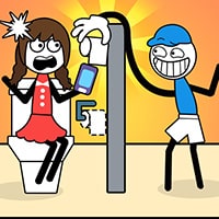 Thief Stick Puzzle: Man Escape