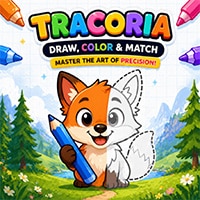 Tracoria: Draw, Color & Match