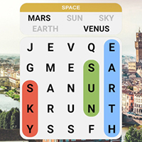 Word Search: Travel Around The World